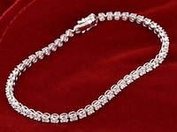 Tennisarmband met 3.00 carat diamanten - afbeelding 8 van  8