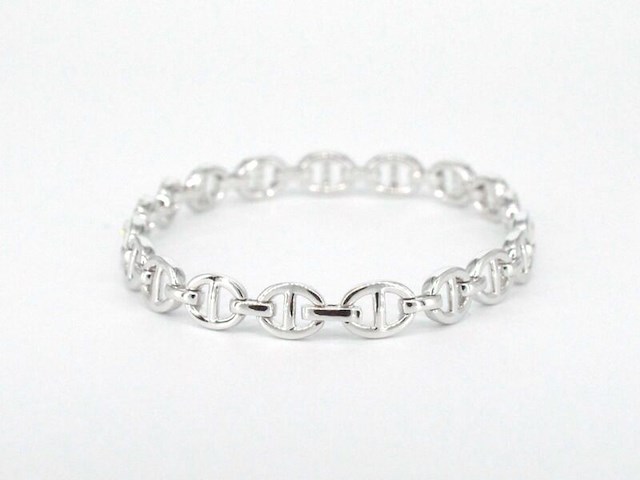 Tennisarmband met diamanten schakels met 157 diamanten - afbeelding 3 van  7