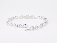 Tennisarmband met diamanten schakels met 157 diamanten - afbeelding 4 van  7