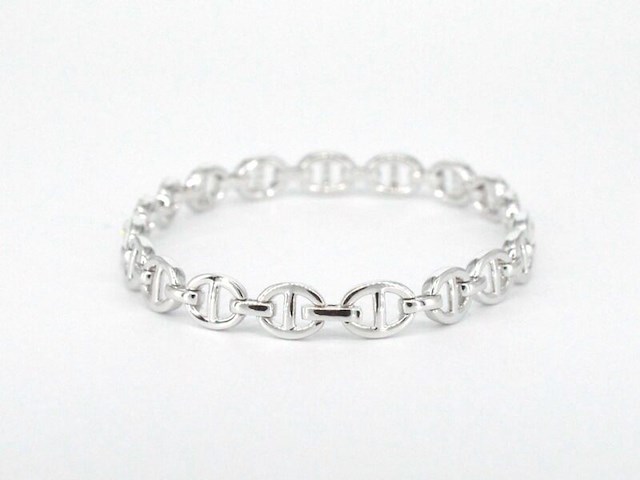 Tennisarmband met diamanten schakels met 157 diamanten - afbeelding 3 van  9
