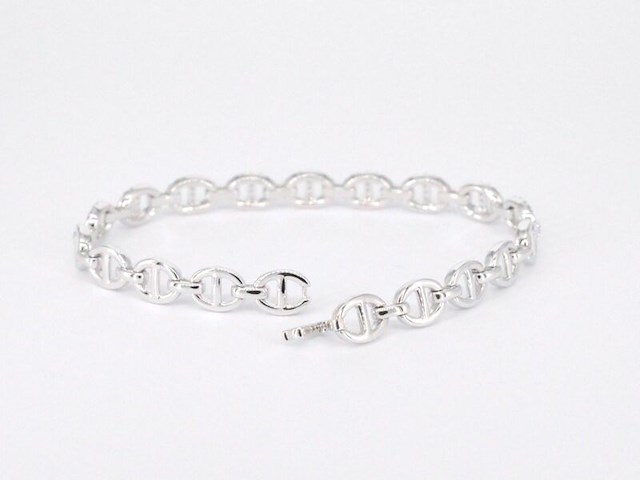 Tennisarmband met diamanten schakels met 157 diamanten - afbeelding 4 van  9