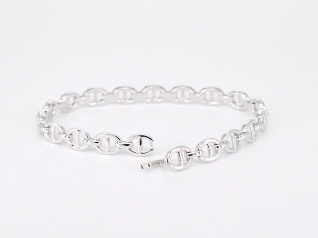 Tennisarmband met diamanten schakels met 157 diamanten - afbeelding 4 van  9