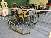 Tennisballen en opslag