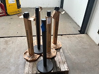 Tensabarrier tensator afzetpaal (6x) - afbeelding 2 van  5