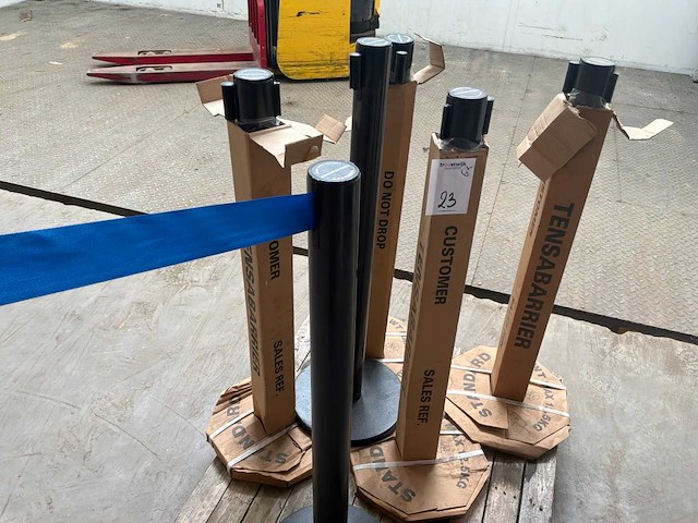 Tensabarrier tensator afzetpaal (6x) - afbeelding 3 van  5