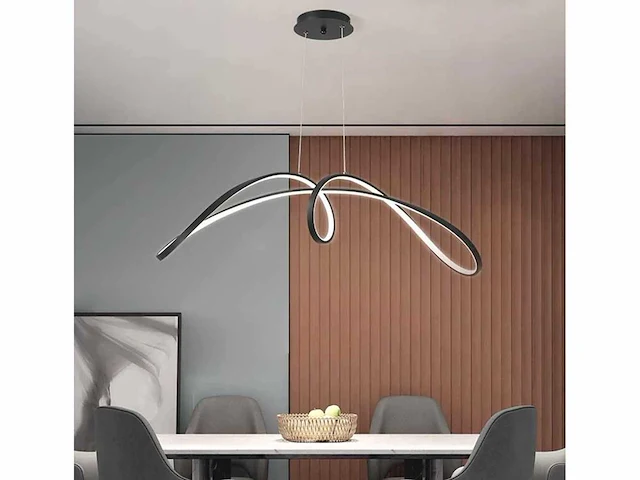 Tenshi 360 led design hanglamp zwart - afbeelding 5 van  6