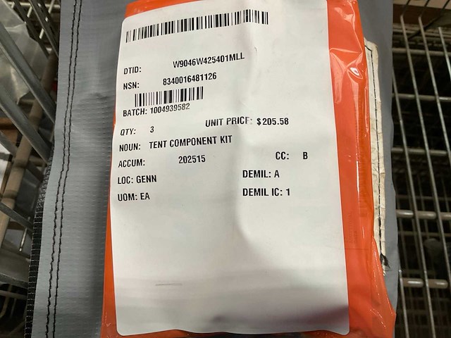 Tent component kit (3x) - afbeelding 1 van  6