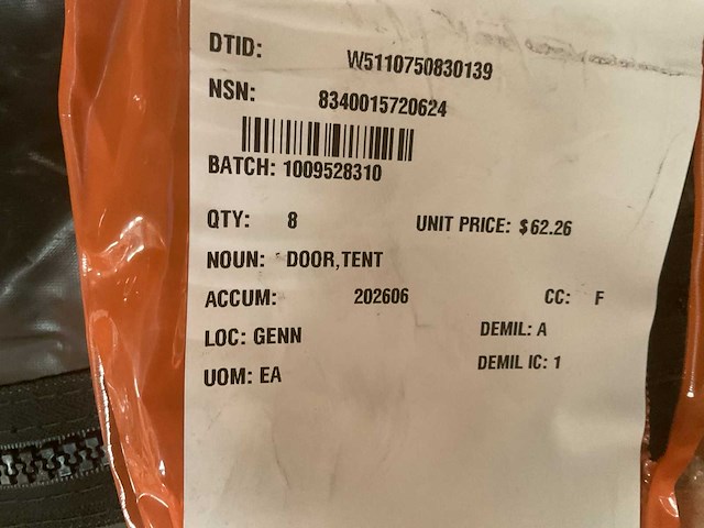 Tent door (4x) - afbeelding 3 van  3