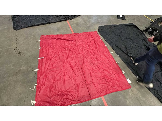 Tent zeil rood - afbeelding 2 van  3