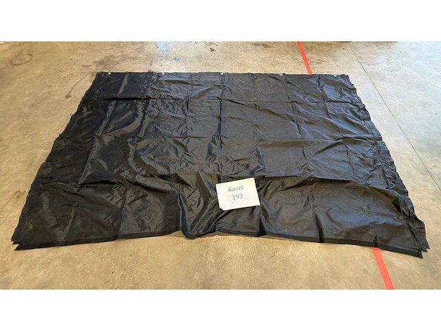 Tent zeil zwart - afbeelding 1 van  2