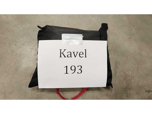 Tent zeil zwart - afbeelding 2 van  2