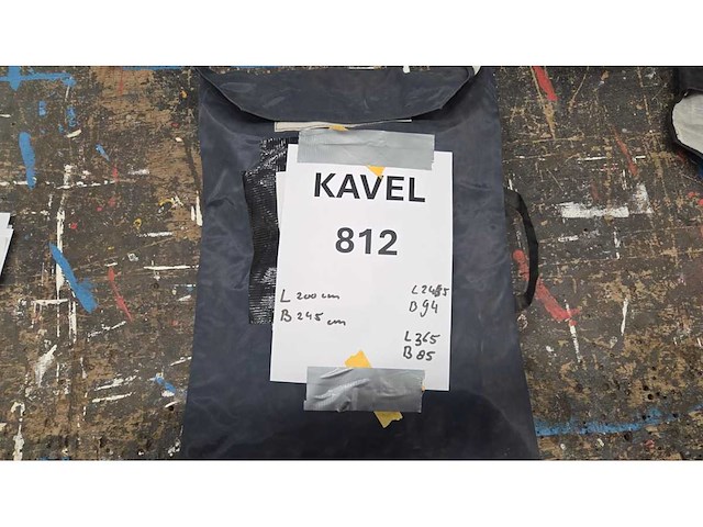 Tentzeil rood - afbeelding 2 van  4