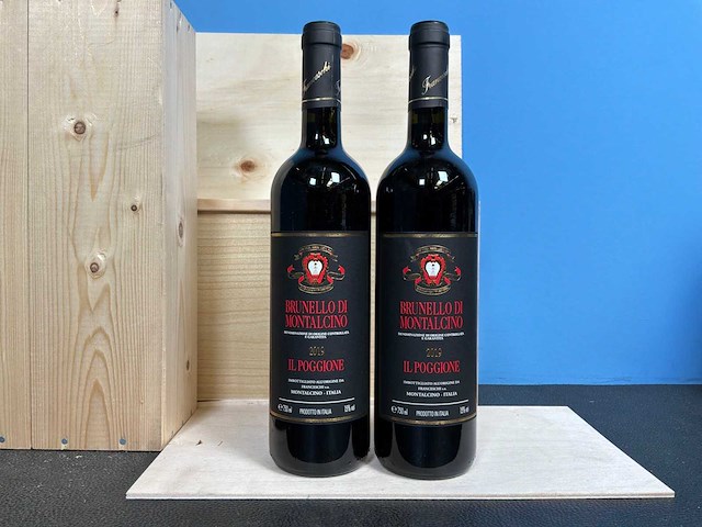 Tenuta il poggione brunello di montalcino sangiovese rode wijn 2019 (6x) - afbeelding 1 van  3
