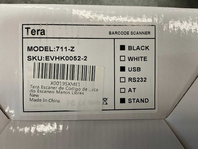Tera 1d/2d wireless scanner - afbeelding 3 van  4