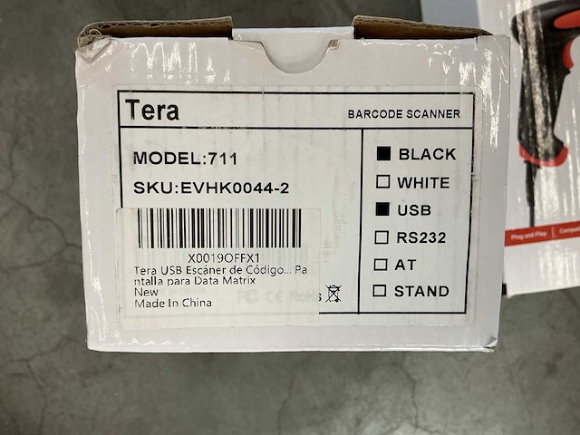 Tera ccd wired 1d barcode scanner - afbeelding 5 van  5