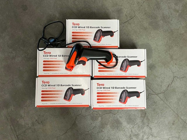 Tera ccd wired 1d barcode scanner - afbeelding 1 van  5