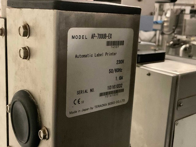 Teraoka ap-700ub-ex print- en etiketteermachine, rvs - afbeelding 8 van  8