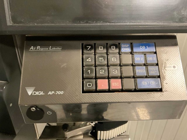 Teraoka ap-700ub print- en etiketteermachine, rvs - afbeelding 4 van  9