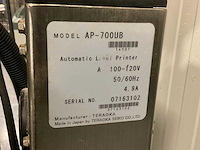 Teraoka ap-700ub print- en etiketteermachine, rvs - afbeelding 9 van  9