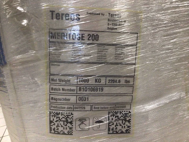 Tereos meritose 200 dextrose 1000kg bb (2x) - afbeelding 2 van  3