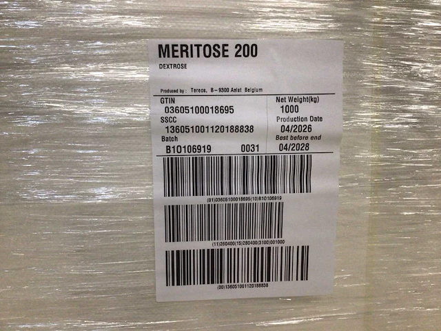 Tereos meritose 200 dextrose 1000kg bb (2x) - afbeelding 3 van  3