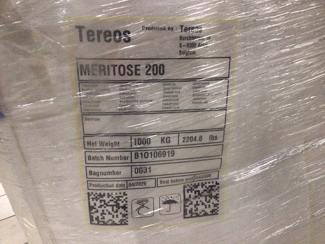 Tereos meritose 200 dextrose 1000kg bb (2x) - afbeelding 2 van  3