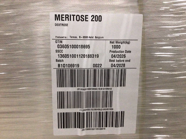 Tereos meritose 200 dextrose 1000kg bb (2x) - afbeelding 3 van  3