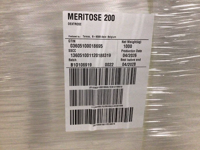 Tereos meritose 200 dextrose 1000kg bb (2x) - afbeelding 2 van  3