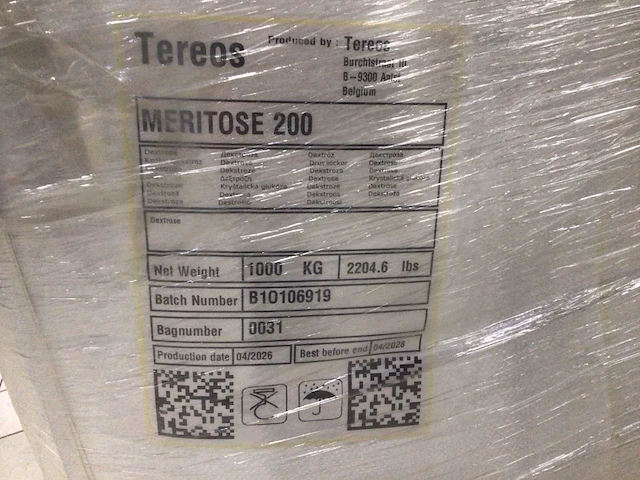 Tereos meritose 200 dextrose 1000kg bb (2x) - afbeelding 3 van  3