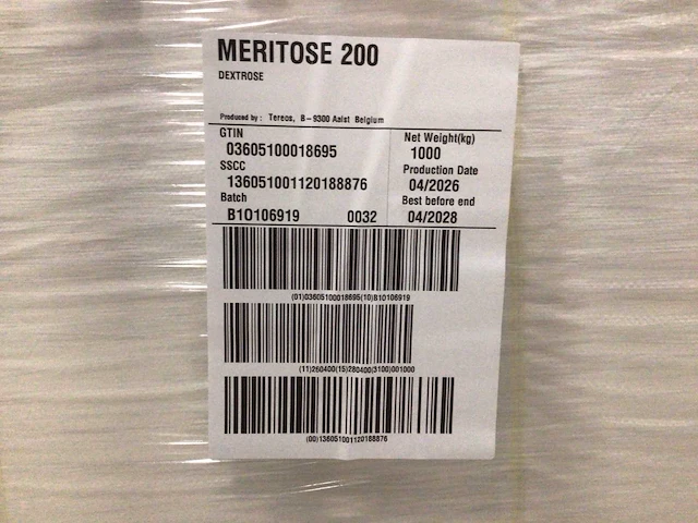 Tereos meritose 200 dextrose 1000kg bb (4x) - afbeelding 2 van  3
