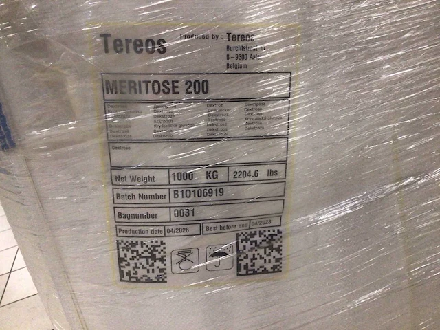 Tereos meritose 200 dextrose 1000kg bb (4x) - afbeelding 3 van  3