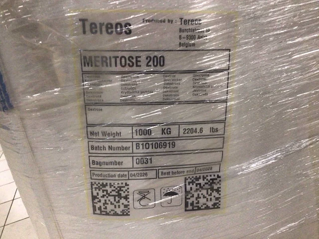 Tereos meritose 200 dextrose 1000kg bb - afbeelding 2 van  3
