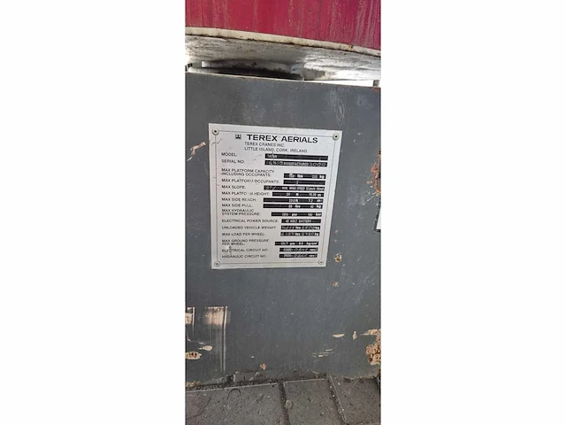Terex - ta34n - aerial work platforms - afbeelding 7 van  7