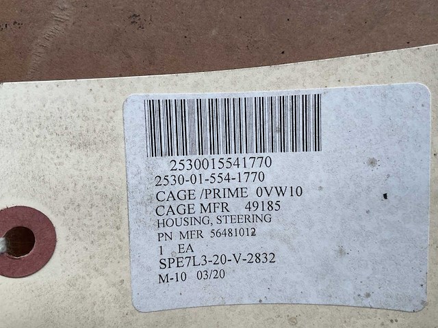 Terex steering column housing - afbeelding 6 van  6