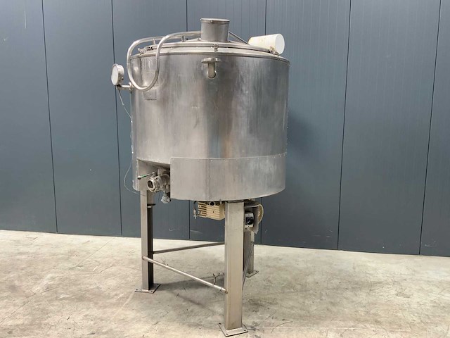 Terlet geschraapte kookketel 1000l met verwarmingsmantel - afbeelding 2 van  7