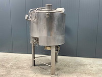 Terlet geschraapte kookketel 1000l met verwarmingsmantel - afbeelding 2 van  7