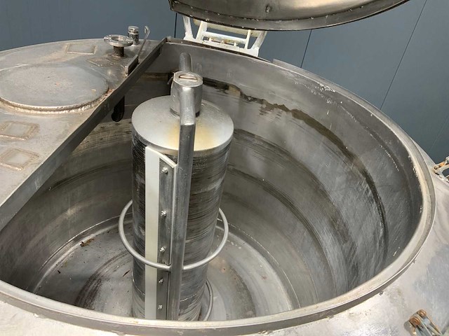 Terlet geschraapte kookketel 1000l met verwarmingsmantel - afbeelding 4 van  7