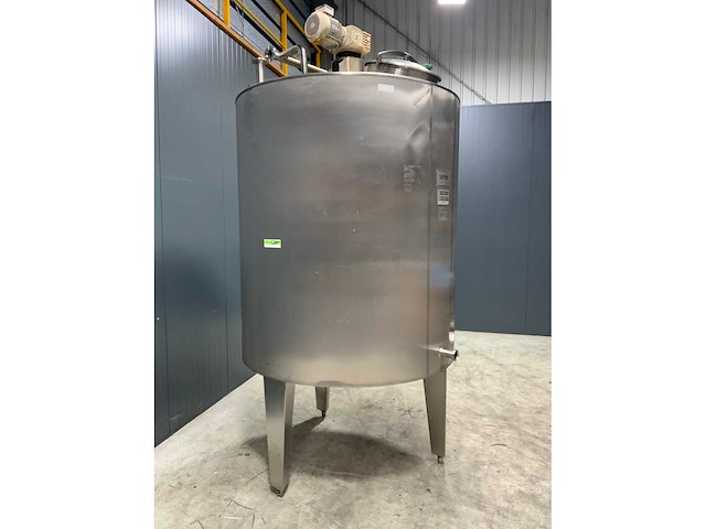 Terlet opslagmengtank 3m3 met roerwerk - afbeelding 4 van  8