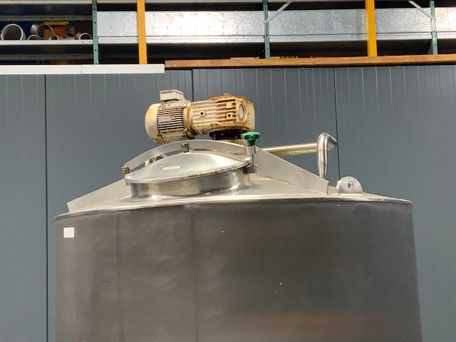 Terlet opslagmengtank 3m3 met roerwerk - afbeelding 5 van  8