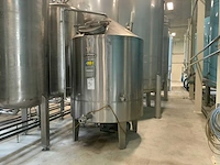 Terlet verticale bereidingstank 3000 liter