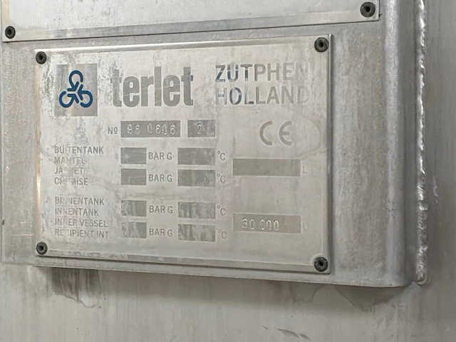 Terlet verticale opslagmengtank (30000liter) - afbeelding 5 van  13