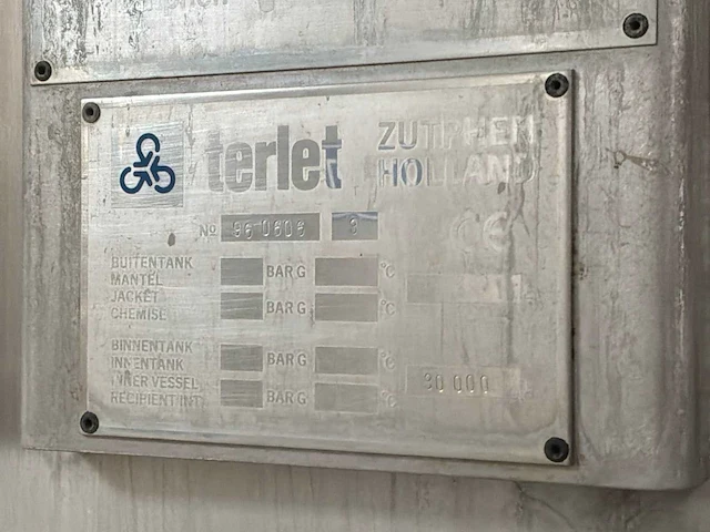 Terlet verticale opslagmengtank (30000liter) - afbeelding 5 van  13