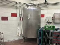 Terlet verticale opslagtank / koeltank