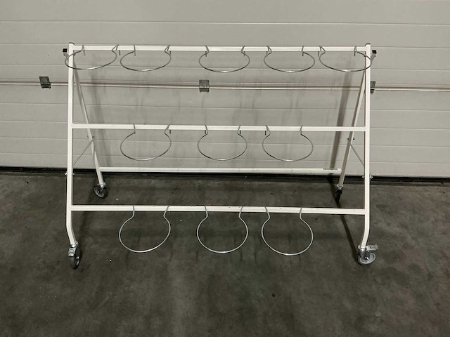 Terlouw techniek vouwrek met beugels voor 11 emmers (7x) - afbeelding 1 van  4