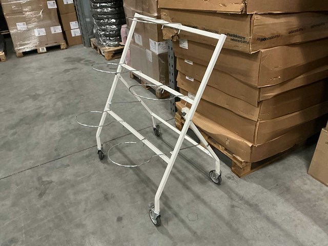 Terlouw techniek vouwrek met beugels voor 5 emmers (10x) - afbeelding 2 van  5