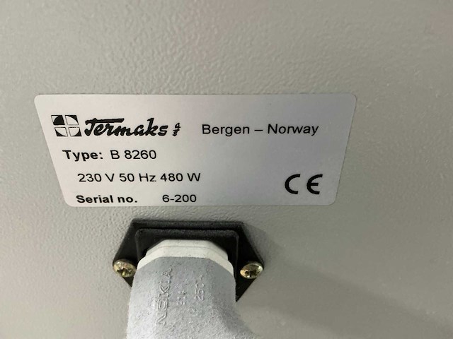 Termaks - b8260 - laboratorium incubator - afbeelding 3 van  4