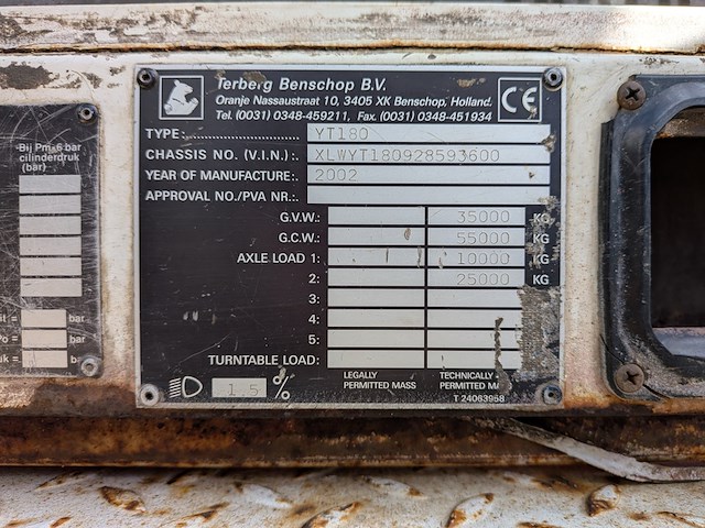 Terminal trekker, terberg, yt180, 2002 - afbeelding 29 van  36