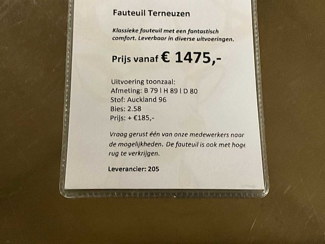 Terneuzen fauteuil - afbeelding 6 van  14