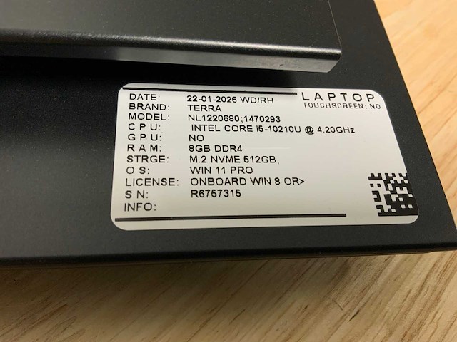 Terra 1716 laptop (2x) - afbeelding 3 van  10