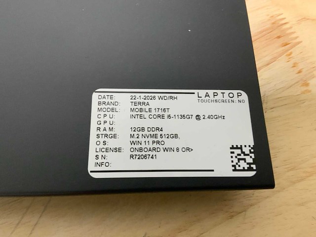 Terra 1716t laptop - afbeelding 7 van  7